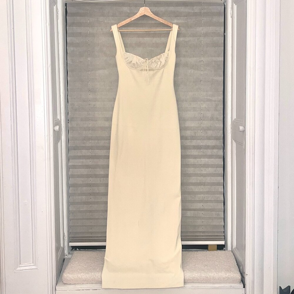 Helsa Studios The Yasmin Dress in Baby Yellow — Medium